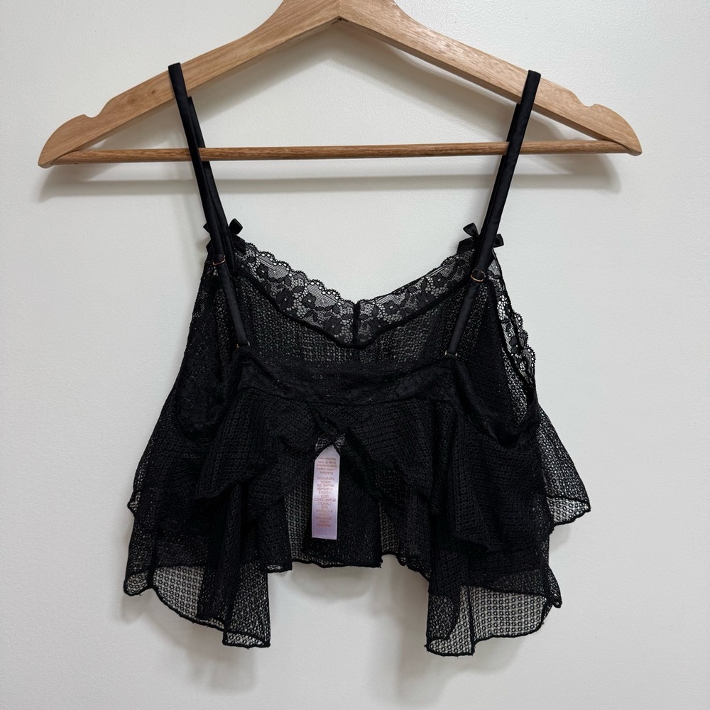 Savage X Fenty Lacy Not Racy Cropped Cami Small - Picture 6 of 12